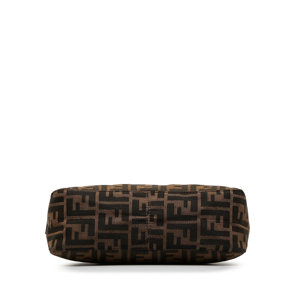 FENDI Zucca Double Flap Baguette