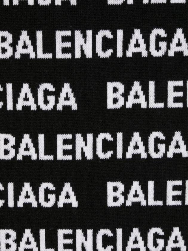 Balenciaga intarsia knit wool blend scarf 766446T1673