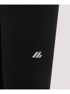 Balenciaga reflective logo leggings black