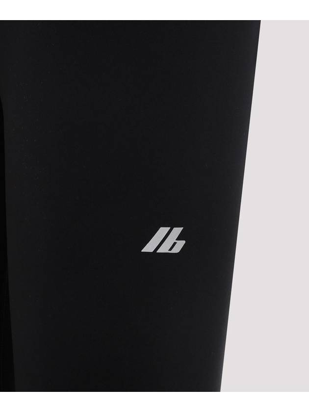 Balenciaga reflective logo leggings black