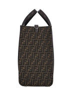 Fendi Men Jacquard Ff' Tote Bag