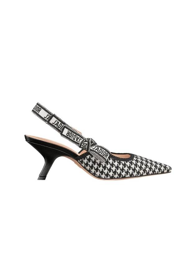 J'adior Micro Houndstooth Slingback Heels Dior