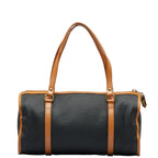 Saint Laurent Handbag Mini Boston Bag Navi Brown PVC Leather Ladies Saint Laurent