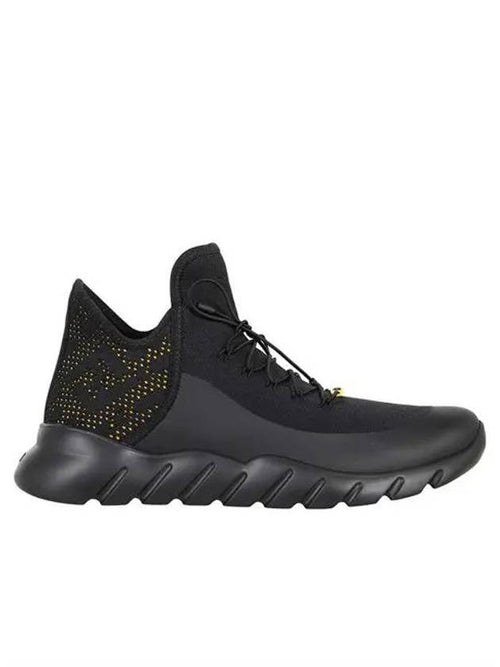 Fendi Mesh Low Top Sneakers Black