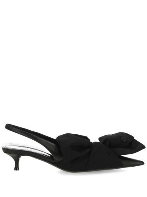 Balenciaga Knife Chemise 40mm Slingback Heels Black