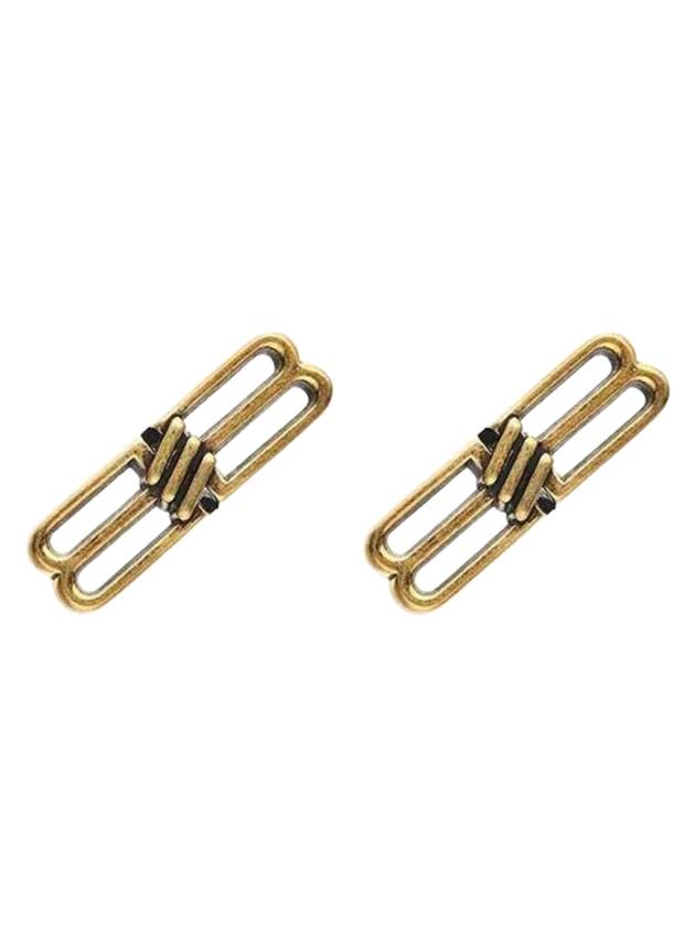 Balenciaga Women's BB Icon Earrings Gold