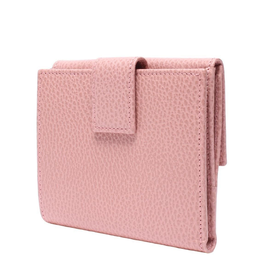 GUCCI Swing Bifold Wallet in Light Pink Beige Leather ITJPKQYL62TK