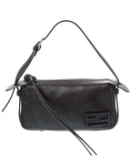 FENDI Simply FENDI Mini Leather Shoulder Bag