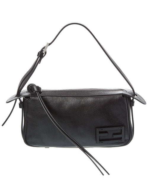 FENDI Simply FENDI Mini Leather Shoulder Bag