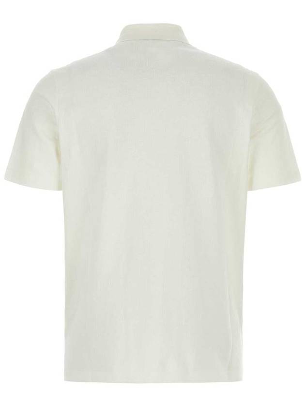 Fendi FF Pique Polo Shirt White