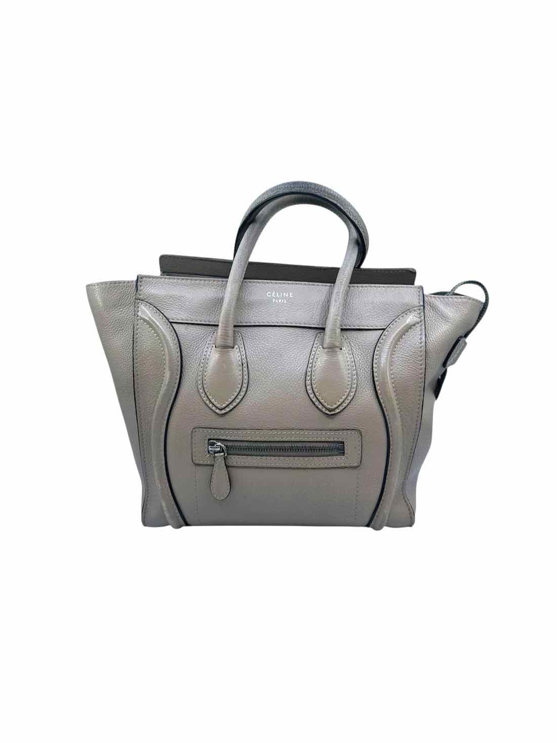 CELINE Beige Leather Handbag