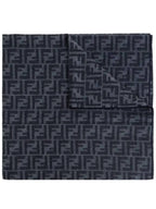 Fendi FF Jacquard Scarf Blue