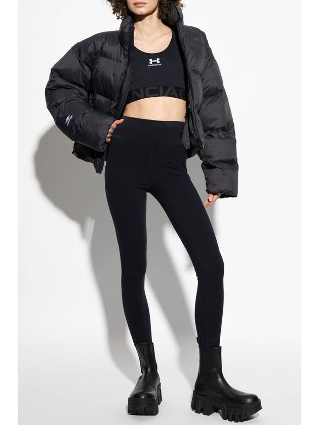 Balenciaga Balenciaga Top With Logo, Women's, Black