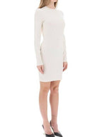 Fendi FF Pattern Viscose Short Dress White