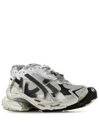 Balenciaga Runner Gradient Low Top Sneakers White Black