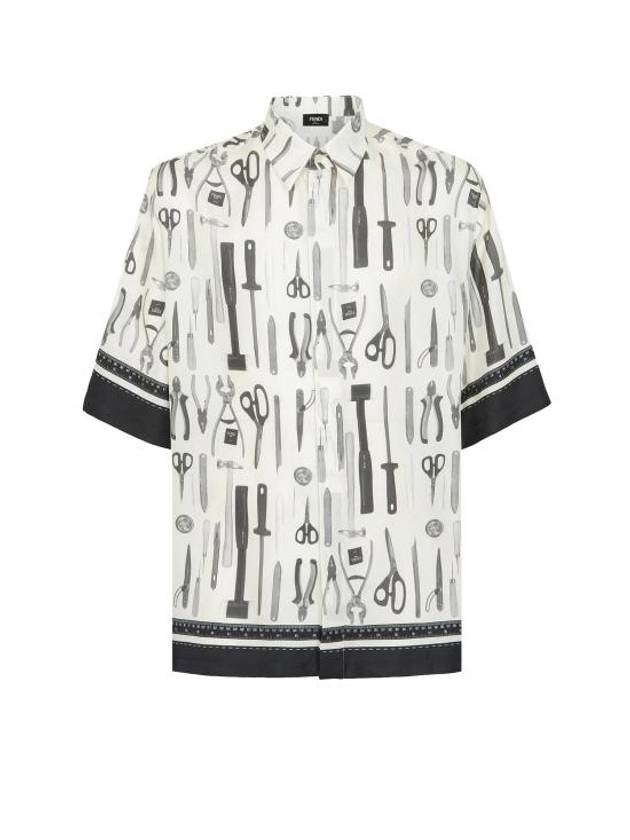 Fendi Long Sleeve Shirt FS0966AR65 F1MTG White