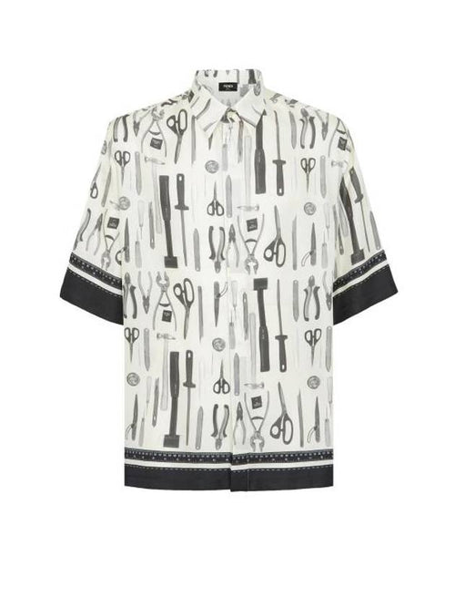 Fendi Long Sleeve Shirt FS0966AR65 F1MTG White