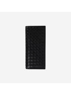Bottega Veneta Intrecciato Continental Long Wallet Black