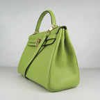 Hermes Kelly 32cm Togo Leather Handbag 6108 Green Golden