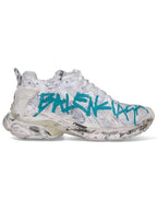 Balenciaga Runner Graffiti Low Top Sneakers White