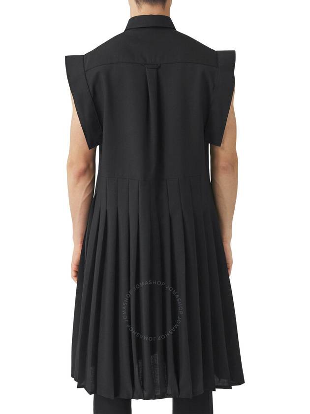 Burberry Burberry Men's Pleated Mohair & Wool Kilt Shirt Dress, Size X-Small