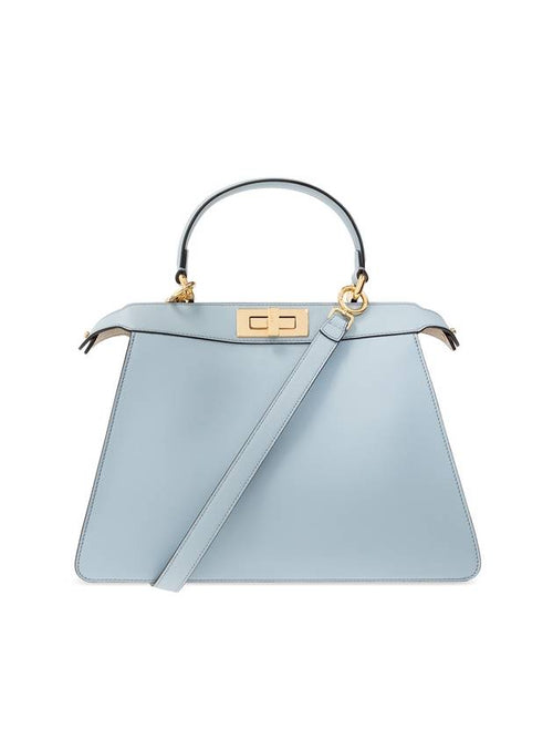 Fendi Peekaboo ISeeU Medium Tote Bag Blue