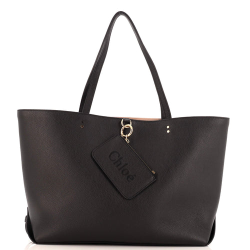 Chloe Sense East-West Tote Leather Small