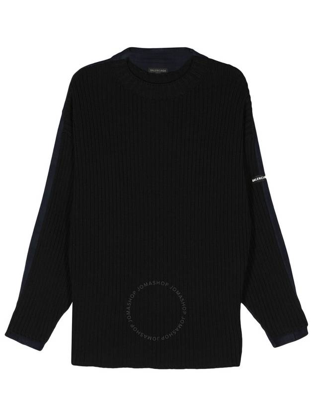 Balenciaga panel knit sweater 769038T3296 1000