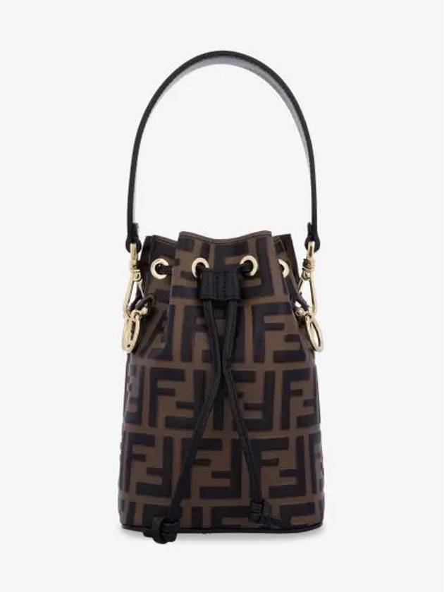 Fendi Mon Tresor Small Bucket Bag Brown