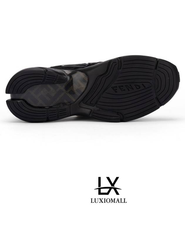 Fendi Faster Low Top Sneakers Black