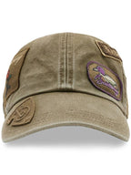 Burberry Badge Cotton Ball Cap Khaki