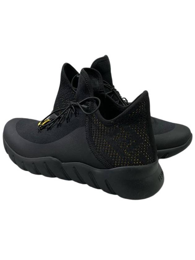 Fendi Mesh Low Top Sneakers Black