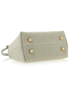 Fendi By The Way Small Canvas Tote Bag Green