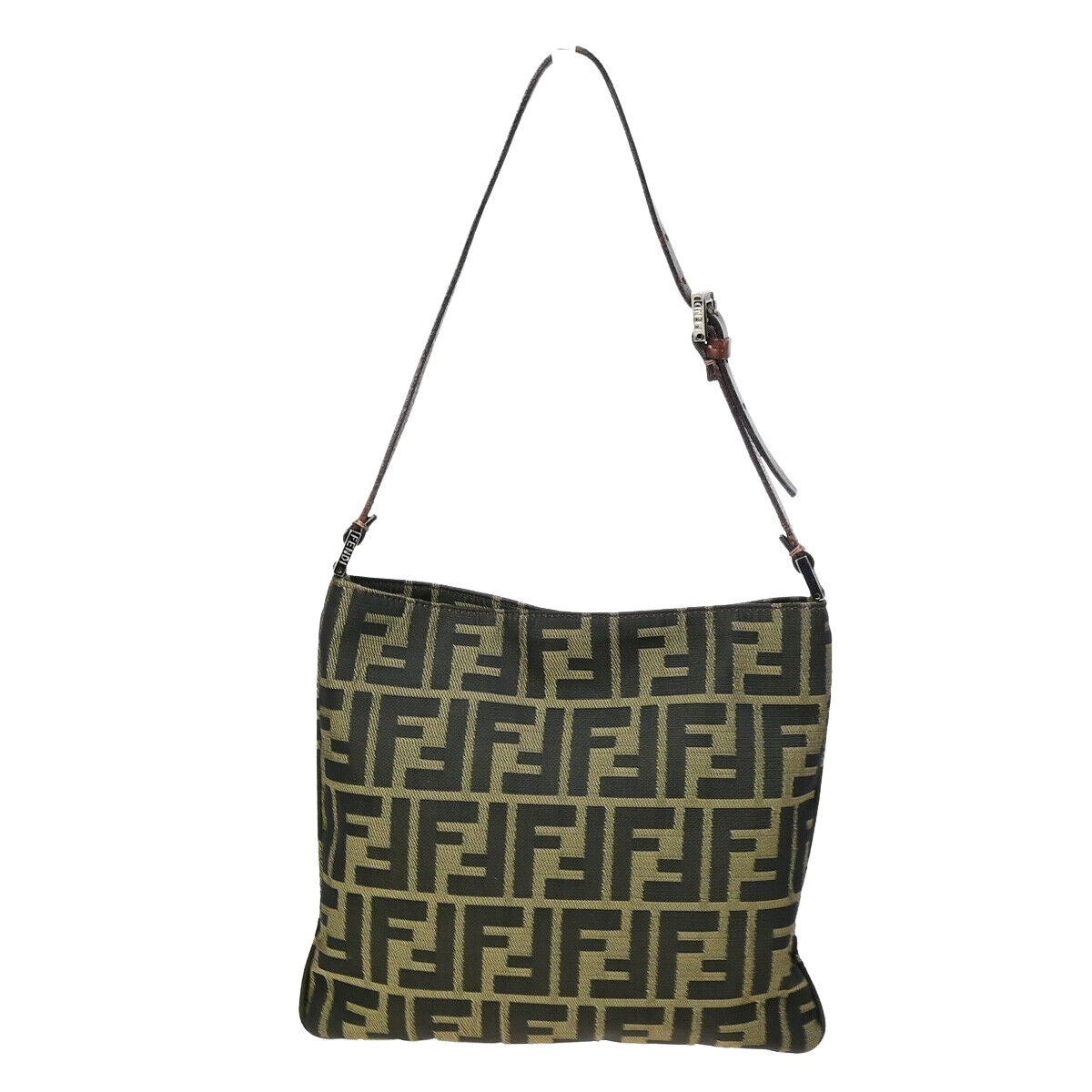 Fendi Zucca  Canvas Shoulder Bag ()