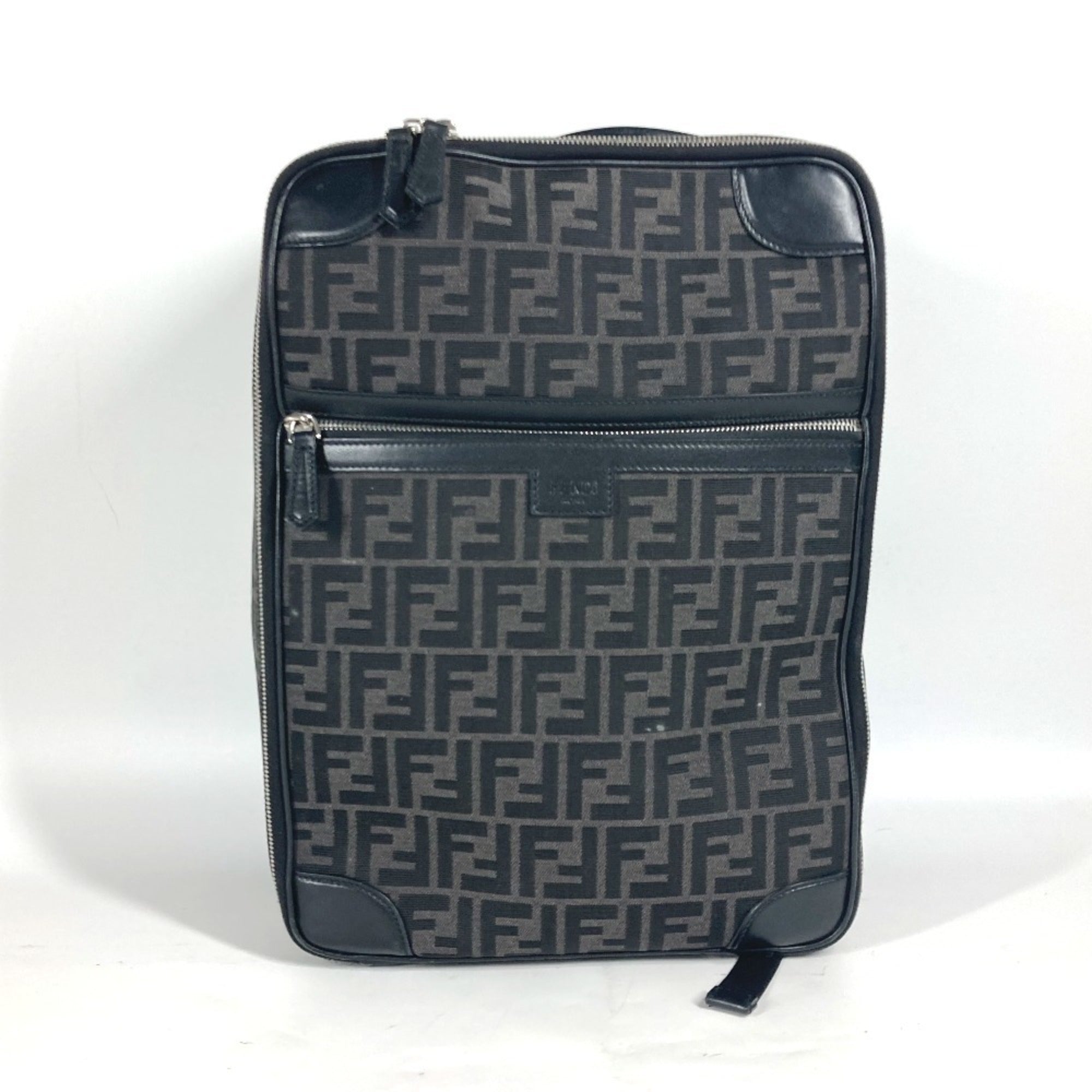 Fendi   Canvas Leather Backpack ()