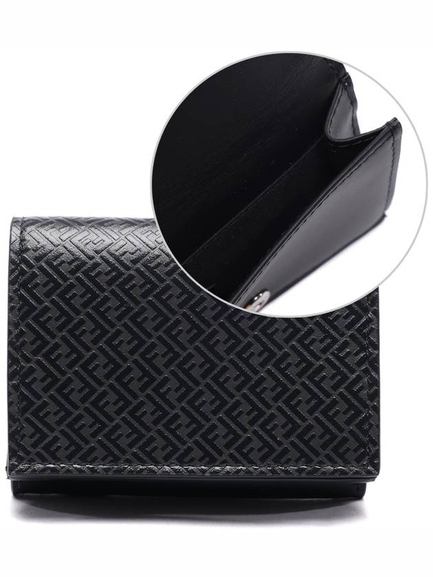 Fendi Micro FF Half Wallet Black