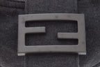 Fendi Grey Vintage Cotton Jersey Micro Handbag