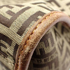 Fendi  Canvas Leather Tote Bag ()