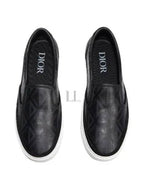 B101 CD Diamond Canvas Smooth Calfskin Sneakers Black Dior