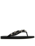 Balenciaga Cagole Thong Sandal Black