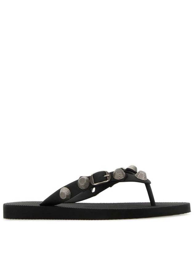 Balenciaga Cagole Thong Sandal Black