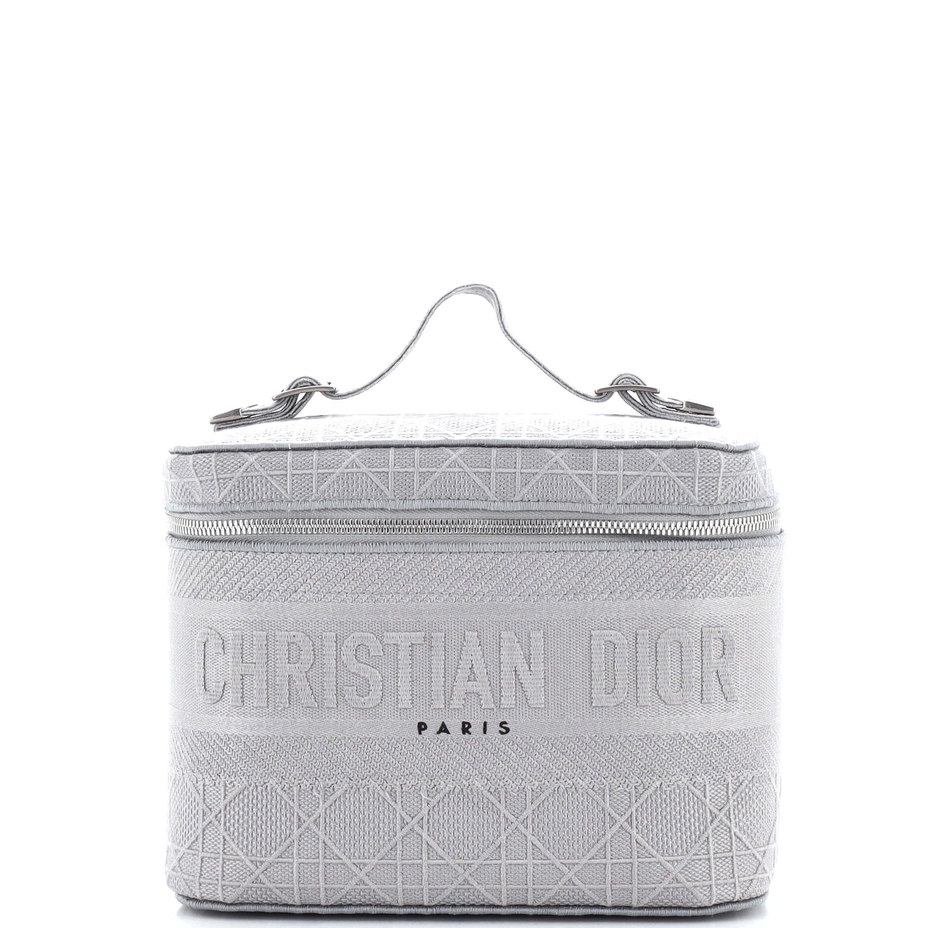 Dior DiorTravel Vanity Case Cannage Embroidered Canvas