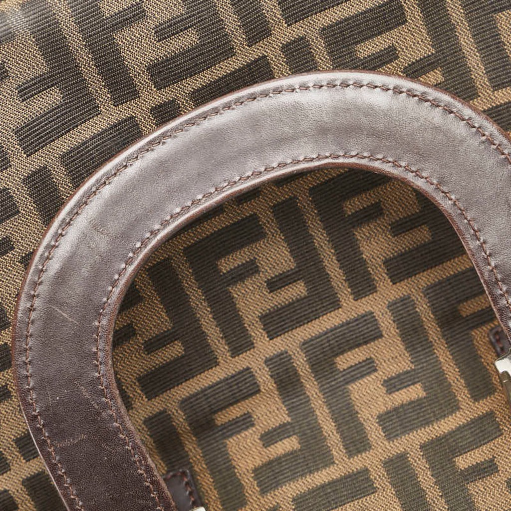 Fendi  Canvas Leather Tote Bag ()