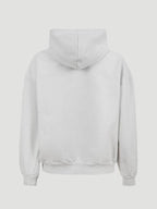 Balenciaga Embroidered Logo Hoodie Zip-Up Grey