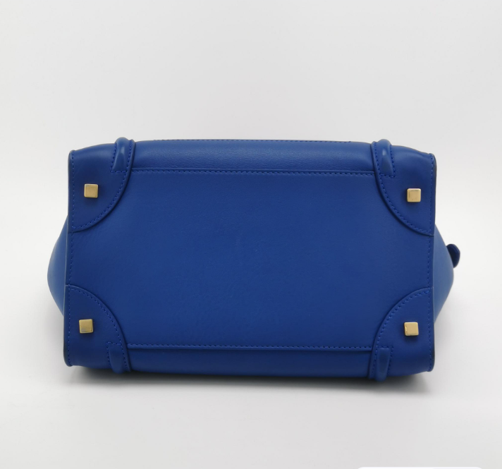 Celine Luggage Bag mini 30cm blue 250211781058410