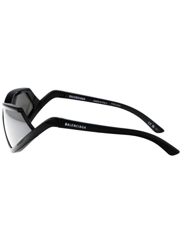 Balenciaga Eyewear Side Expand Mirror Oval Frame Sunglasses