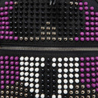 Fendi Black/purple Nylon Karl Beaded Backpack