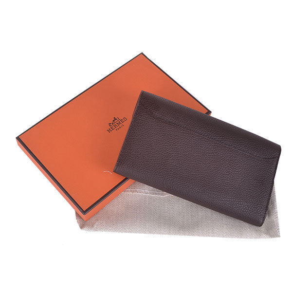 Hermes Wallet H6023 Ladies Wallet Coffee