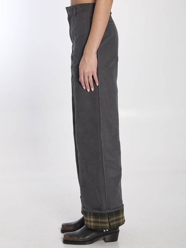 Burberry Trousers in cotton and nylon