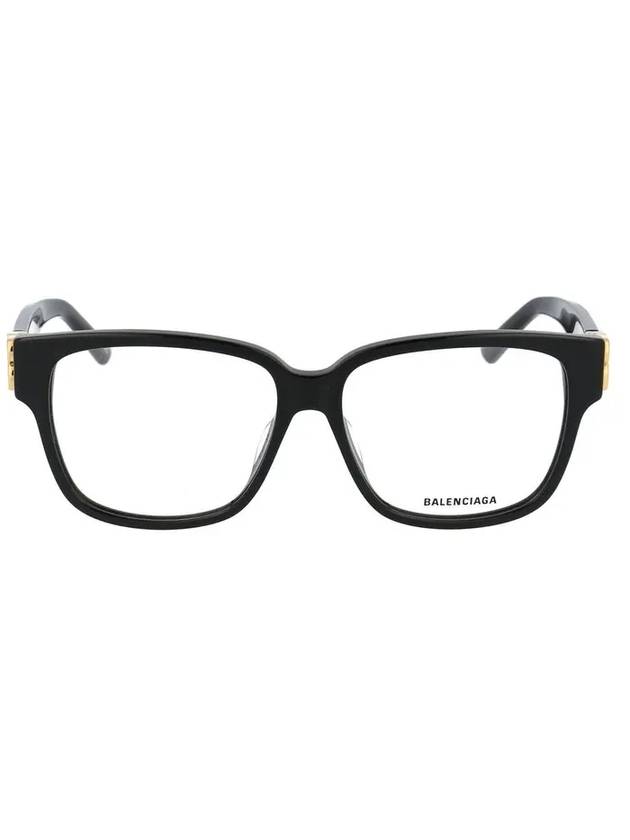 Balenciaga Women's Square Metal Glasses Brown